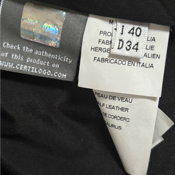 โจDARE TO DAZZLE: THE BLUMARINE SILVER MOTO JACKET โจ - Picture 7 of 7